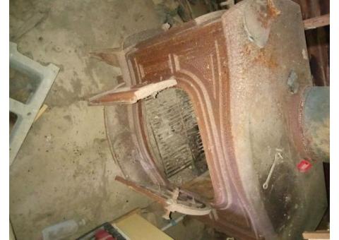 Vintage cast iron wood stove