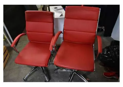 2 Alera Neratoli Mid-Back Slim Profile Chairs